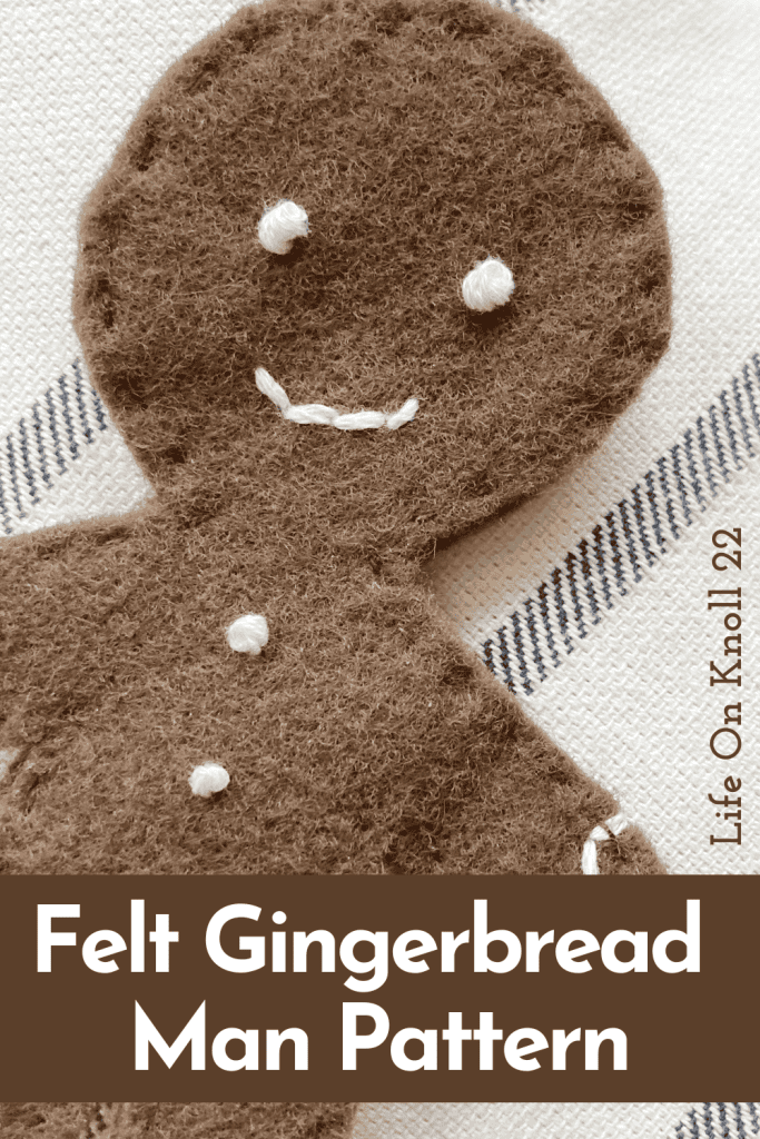 felt gingerbread pintrest graphic
